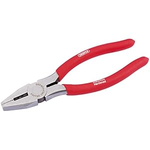 Draper Redline Combination Pliers 160mm | Multifunctional Pliers Hand Tool | PVC Dipped Handles | 67842