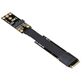 QJJ M.2 NVME Key M to M.2 WiFi Key A.E Extension Cable 4.0 (5cm, R45SL 4.0)