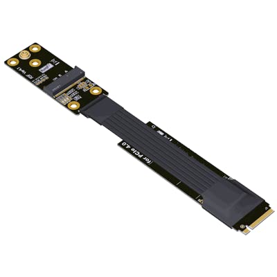 QJJ M.2 NVME Key M to M.2 WiFi Key A.E Extension Cable 4.0 (5cm, R45SL 4.0)