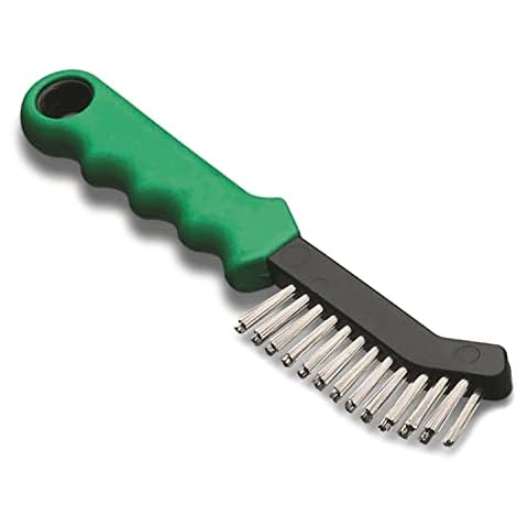 EQUIP TRADE ULTRA Wire Brush - Engineered to Clean Narrow & Tight Spaces - 100% Stainless Steel Hard Bristles Cover