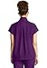 Healing Hands Scrubs for Women Scrub Top with Zip Stand Collar 360° Stretch - HH752, L, Eggplant