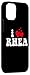 iPhone 15 I Love RHEA Funny Valentines Day Heart Love Women RHEA Case