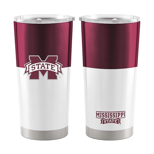 Image of Logo Brands 20 oz Powder Coat Tumbler- Insulated Tumbler with Lid for Water, Iced Tea or Coffee, Smoothie and More
