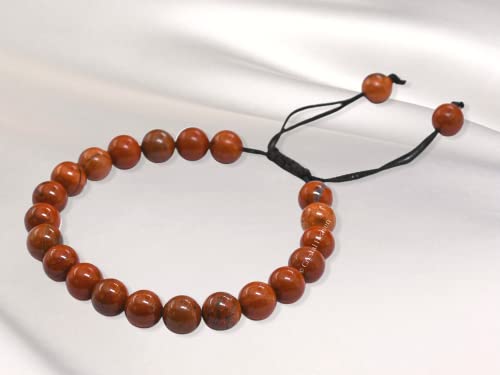 Natural Healing Crystal Bracelet for Women Men - AAA Grade Original Healing Gemstone Adjustable Bracelet for Yoga Reiki Meditation Feng Shui