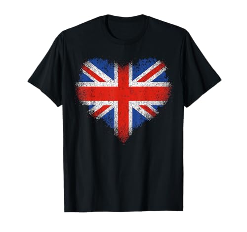 Union Jack, süßes Herz, britische Flagge, Damen, Mädchen,...