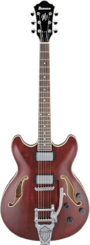 Ibanez – Guitare jazz – As73t-tcr – vibrato – rouge transparent - Les Beatles, Paul McCartney, John Lennon, RIngo Starr, George Harrison Ibanez - Guitare jazz - As73t-tcr - vibrato - rouge transparent