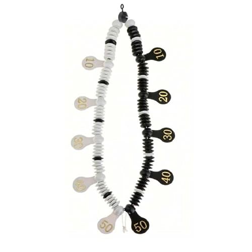Keproving Shuffleboard Manual Score Keeper, Portable Beads Scoreboard, Billiard Table Accessories