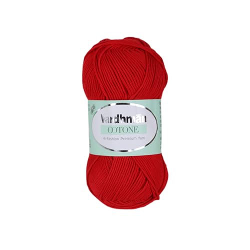 Image of Vardhman Cotone Cotton Acrylic Yarn 6 Ply Fine Weight Yarn | Pack-1