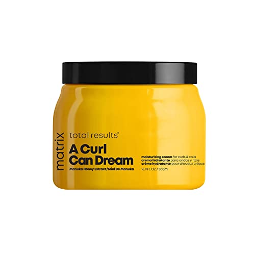 Matrix Leave-In Cream for Defined Curls and Waves, with Manuka Honey Extract, A Curl Can Dream Leave-In Cream, 1 x 500 ml