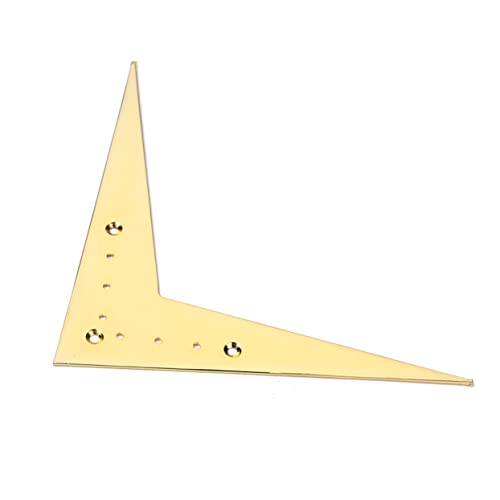 OFFSCH Metal V-style Guitar Bridge Tailpiece 6-string Easy Install Vee Flying Tailpiece Solid Sturdy