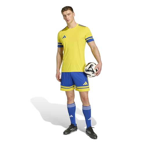 adidas Herren Squadra25 Jersey Short Sleeve Shirt, Team Yellow/Team royal Blue, L – Ansicht 6