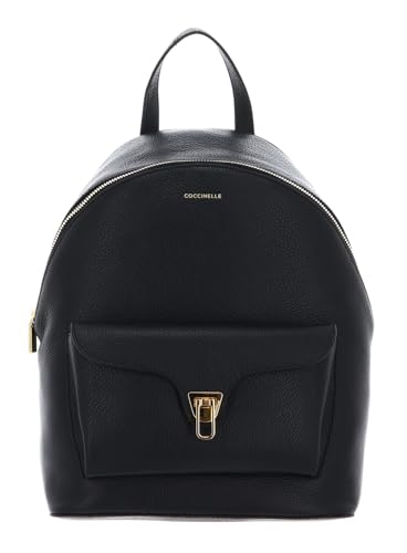 Coccinelle Beat Generatio Backpack Grained Leather Noir