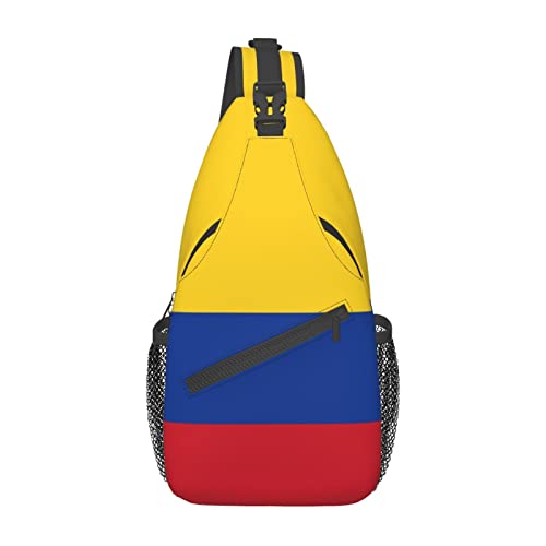 Mochila Bandolera Colombia Flag Unisex Compacta miniatura 2