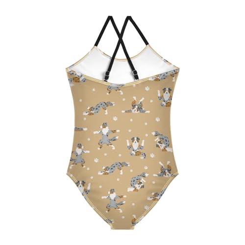 Image of Ollabaky Girls One Piece Swimsuit Bathing Suit Beachwear 3-10T