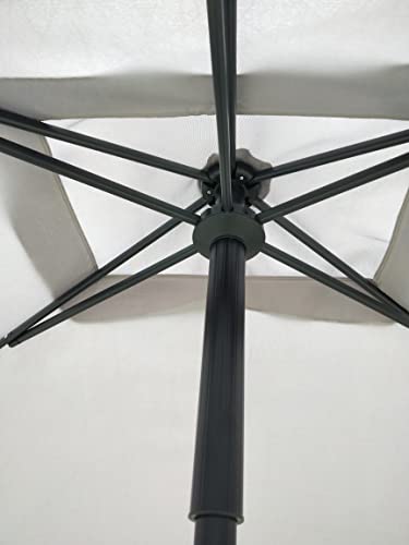 Linea Garden Friend O850304 Ombrellone Push Up 2X3 Mt, Colore Grigio Struttura In Acciaio - 4