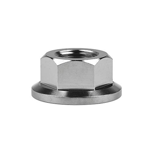 Écrou hexagonal en titane M12 DIN6923 de haute précision pour liaisons mécaniques légères