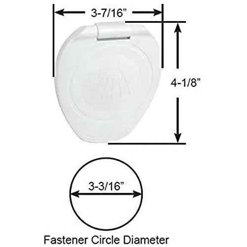 Scandvik Recessed Shower con manguera blanca de 6 pies - Botón pulsador miniatura 3
