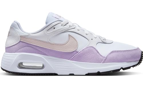 Nike Air Max SC Women's Shoes (CW4554-120, White/Violet Mist/Black/Platinum Violet) Size 6.52