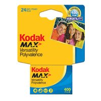 Pelicula Kodak 135 400 Max Carded, GC135-24-C, 24 exposiciones por paquete, 2 paquetes miniatura 1