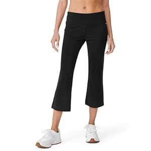 Jockey Women’s Active Cotton Stretch Slim Flare Capri