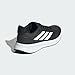 adidas Run Falcon 5 Sneaker, Black/White/Black, 4 US Unisex Big Kid