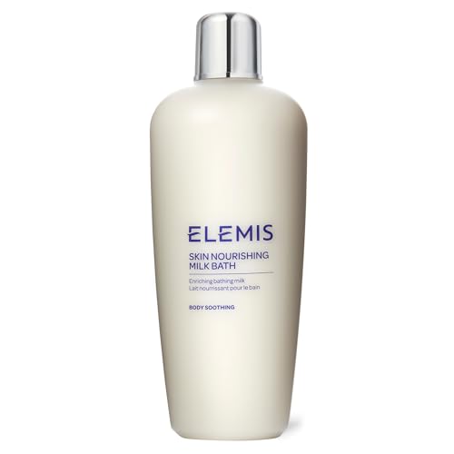 ELEMIS Skin Nourishing Milk Bath 400ml – Softening Body Cleanser for Dry Skin, Gently Moisturizes & Soothes with Milk Protein & Oat Extract