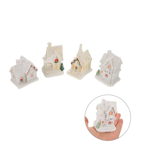 Decoración Navideña para Casa de Muñecas con Miniaturas de Resina y Adornos de Jardín 8