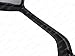QSC Truck Parts Black Hood Mirror Pair for Kenworth T680 Peterbilt 579 LH RH