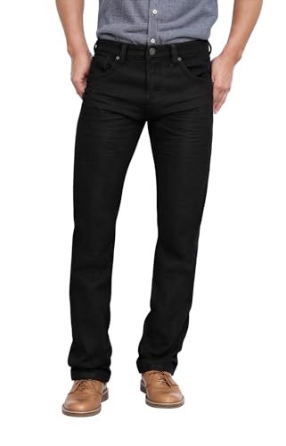 Image of ETHANOL Men's Straight Knit Denim Jeans