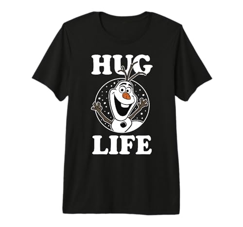 T-shirt Disney Frozen Olaf Hug Life pour enfant et fan de La Reine des Neiges