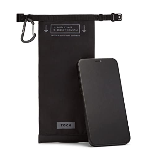 TOCA Faraday Bag No Signal Sleeve Keyless Go Schutz Anti-Tracking Faraday Tasche & RFID Blocker Wasserfeste Handytasche mit EMF Shielding Kompakte Datenhülle 24.5 x 10 cm