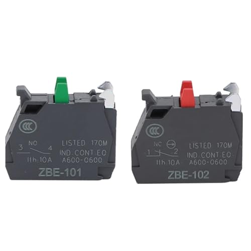 Zbe-102 NC bloc de contact pour interrupteur bouton poussoir XB5 XB4 lot de 10