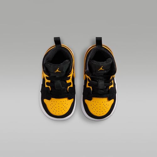 Jordan 1 Mid SE Baby/Toddler Shoes (Black/White/Varsity Maize)4