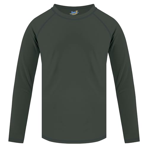 Image of Boys' Rash Guard Long Sleeve UPF 50 Sun Shirts for Toddler Kids Youth Water Swimming Rashguard