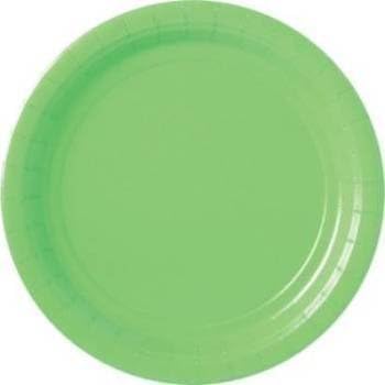 Emerald Green Pack of 16 x Round Paper Plates (9"/23cm)