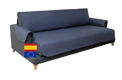 Miogar Funda Sofá 3 Plazas – Cubre Sofá Acolchado Reversible y Lavable – Protector Sofá Resistente contra Manchas y Arañazos – Ideal para Mascotas y Niños – Fabricado en España