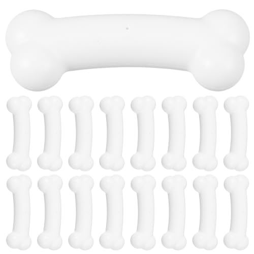Hueso falso de plástico blanco BESPORTBLE para ambientar fiestas de Halloween
