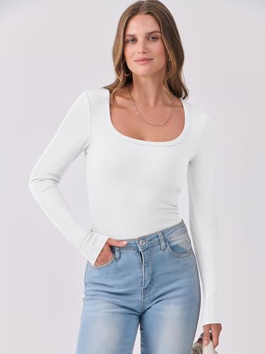 ANRABESS Womens Long Sleeve Shirts Scoop Neck Ribbed Knit Slim Fitted Tops Casual Basic Tee 2025 Fall Fashion Outfits Clothes2