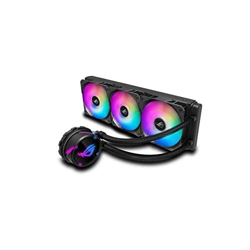 ASUS ROG Strix LC 360 RGB adressierbare RGB-Radiatorlüfter (3x 120 mm Lüfter, AIO Wasserkühlung, Aura Sync RGB, mit RGB Lüfte)