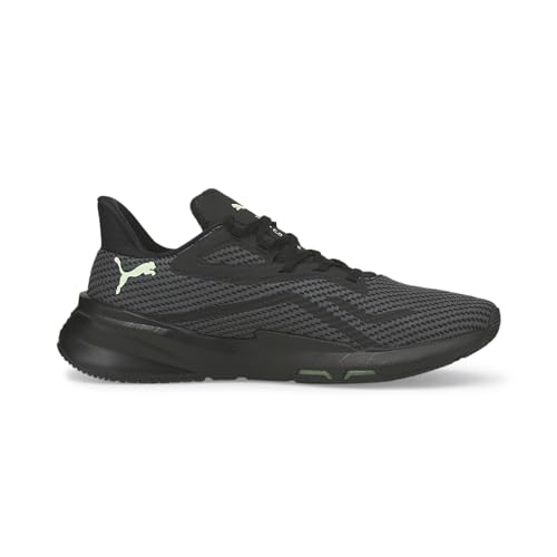 Image of Puma Men's Pwrframe Gymnastics Shoes, Puma Black Fizzy Lime, 10 US