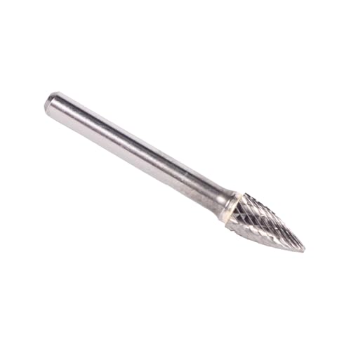 Image of Drill America SG-15 Carbide Burr /Rotary File Tree Pointed-End Double Cut for Die Grinder 3 /4 inch Dia. x 1-1 /2 inch Cut Length with 1 /4 inch Shank and 3-1 /4 inch Overall Length, DUL Series