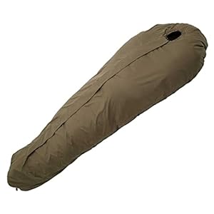 Defence 1 Top Oliv Ultraleichter, taktischer Militär-Schlafsack für Erwachsene für Camping, Outdoor, Trekking…