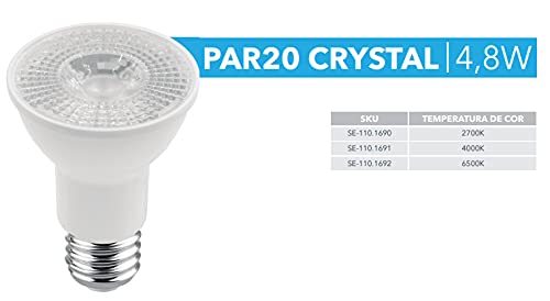 Lâmpada PAR 20 4,8W 4000K Crystal Bivolt Save Energy
