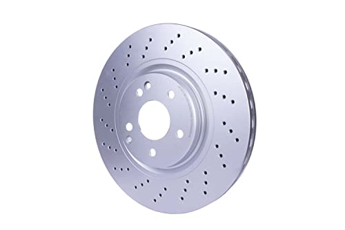 Disque de frein HELLA haute teneur carbone revetu 8Dd 355 127-911