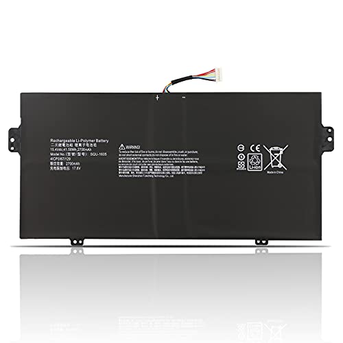 K KYUER SQU-1605 Laptop Bateria do Acer Spin 7 SP714-51 Swift 7 S7-371 SF713-51 SP714-51-M339 M4W7 M8D7 M6LT M09D M4YD M5H3 M1XN M59K M6LT SF713-51-M0BQ M25G M38C M3B1 M5HS M707 M775 M7V0 M9HV M2LH