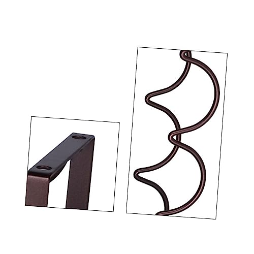Soporte para botellas de vino de hierro Mikinona 4 botellas miniatura 5