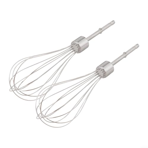 Juego de batidora de mano para Kenwood Beach, repuesto de acero inoxidable y accesorios de batidor para mezcla de masa y masa (12 varillas de alambre*)