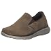 Skechers Sport Men's Equalizer Mind Game Slip-On Loafer, Brown Suede, 12 M US