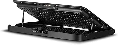 Base enfriadora para laptop con 6 ventiladores ajustable miniatura 4