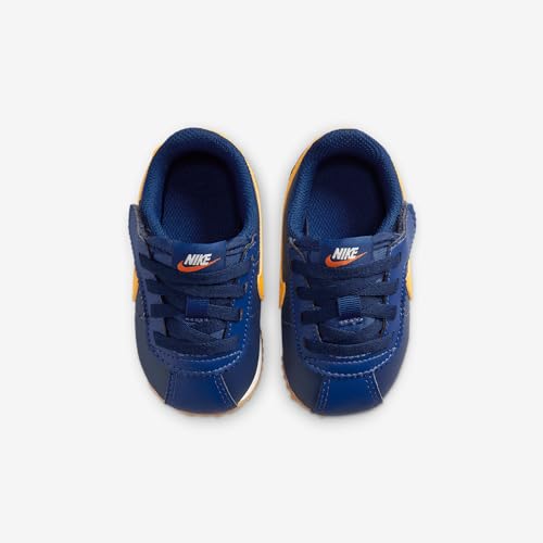 Nike Cortez EasyOn Baby/Toddler Shoes (DM0952-401, Midnight Navy/Blue Void/Sail/University Gold)4